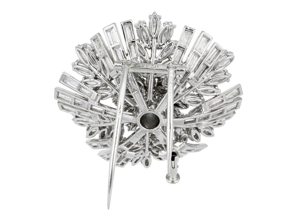 Tiffany & Co. Diamond Flower Pin