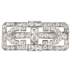 Art Deco Diamond Pin