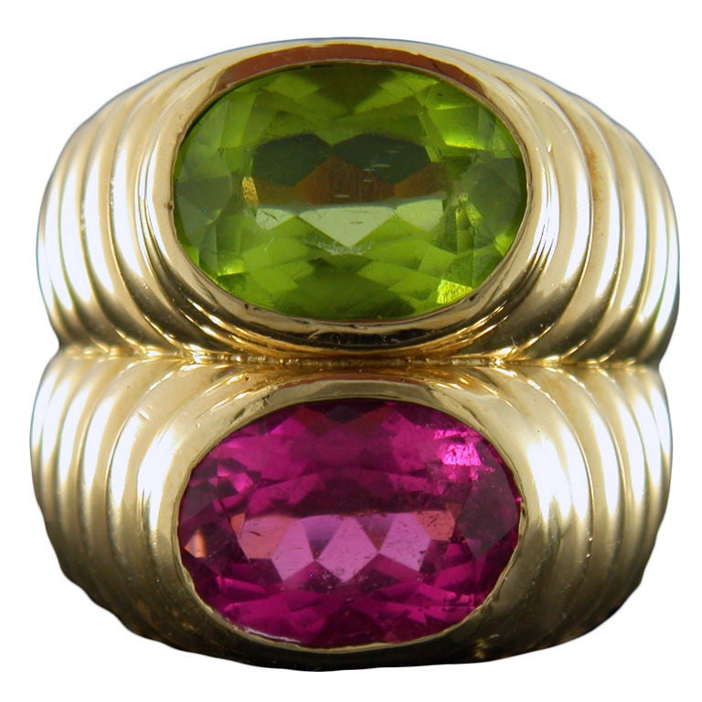 BULGARI Two-stone Ring