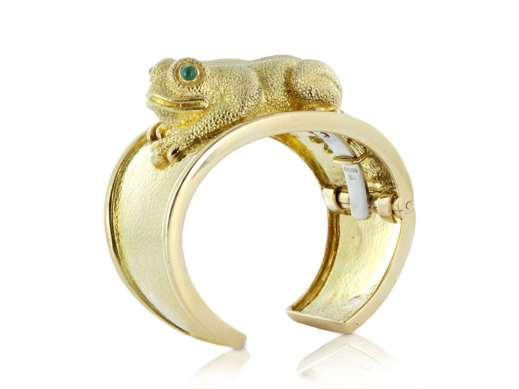 Women's Vintage DAVID WEBB Frog Bracelet