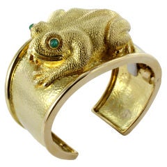Vintage DAVID WEBB Frog Bracelet