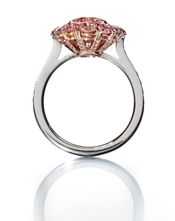 Important Fancy Pink Diamond Ring 1
