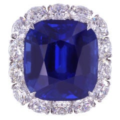 Important (unheated) Ceylon Sapphire Ring