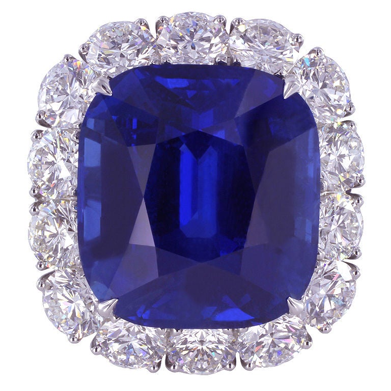 Important (unheated) Ceylon Sapphire Ring