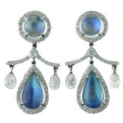 FRED LEIGHTON Moonstone Earrings