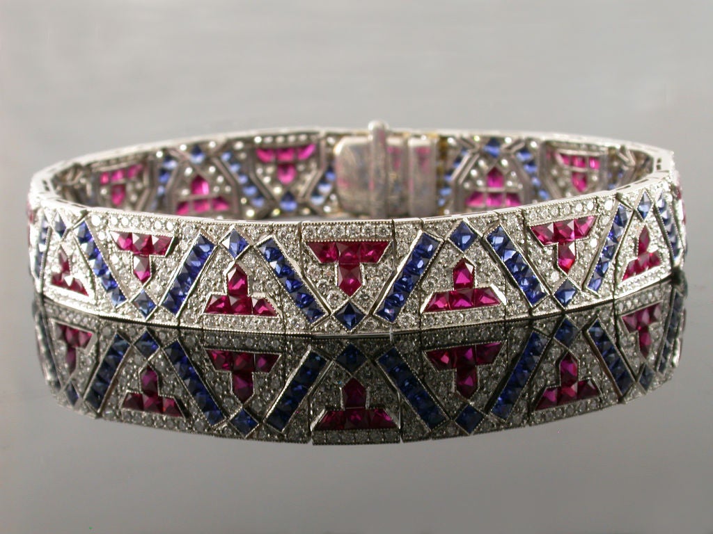 Unique Art Deco Style Bracelet
