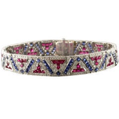 Unique Art Deco Style Bracelet