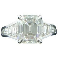 Magnificent 5.03ct Ascher Cut Custom Diamond Ring