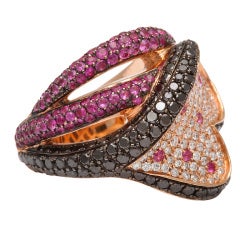 Salavetti  Sapphire And Diamond Ring