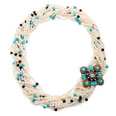 Victorian Pearl Necklace