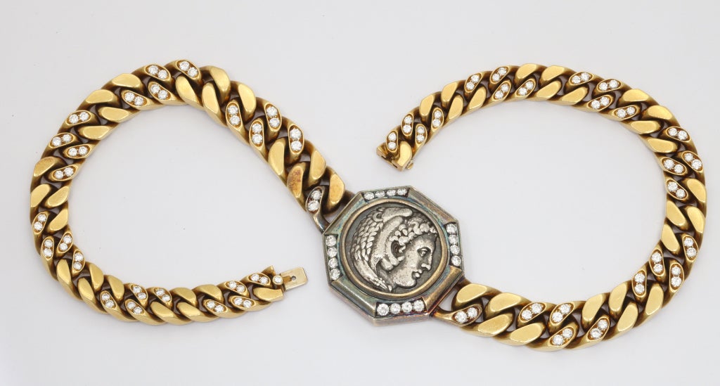 Women's Bulgari Coin Necklace