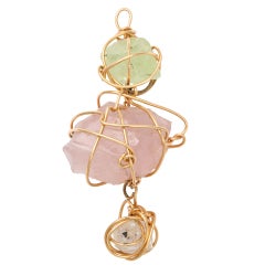 Kazuko Oshima Quartz Pendant