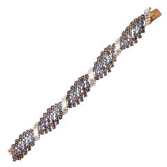 Boucheron Sapphire And Diamond Bracelet
