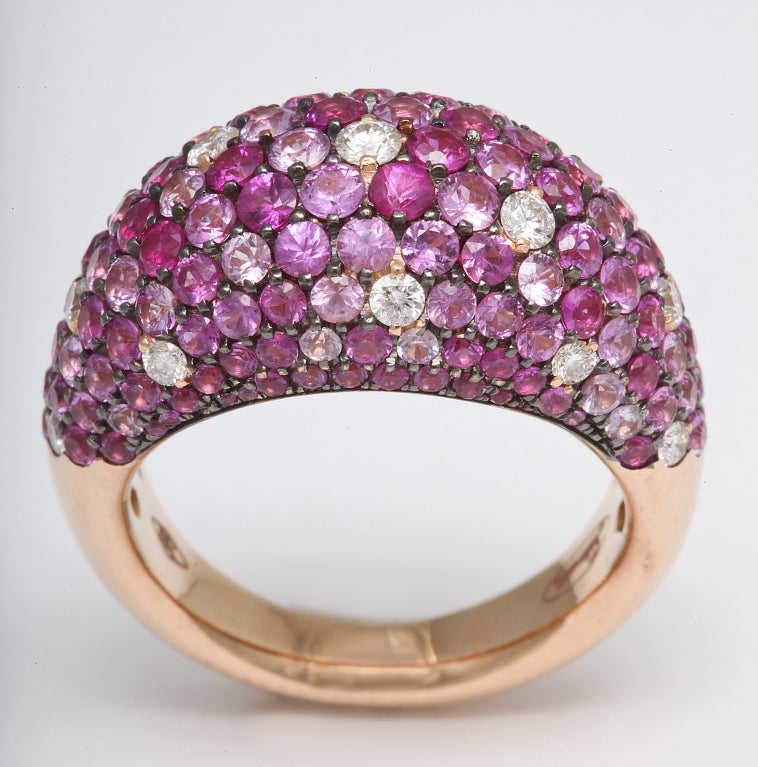 Women's Salavetti  Sapphire And Diamond Ring