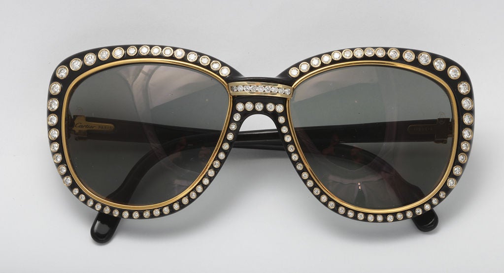 cartier rimless glasses gold