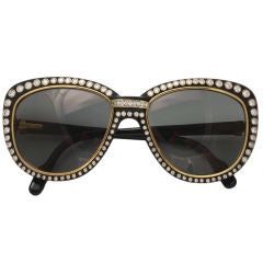 CARTIER PARIS 18KT Gold Sunglasses with 188 Diamonds