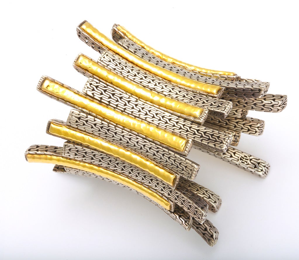 Women's Unusual John Hardy Gold and Silver Bracelet