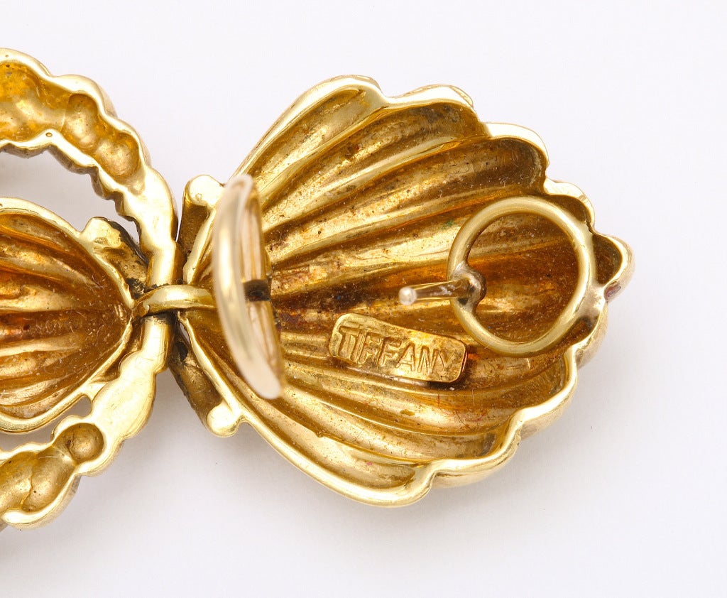 Tiffany and Co. Gold Ear Clips at 1stdibs