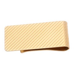 Stylish 1950s Gold Money Clip for Him