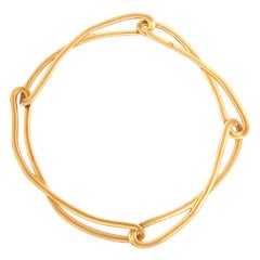 1990s Angela Cummings Tiffany Gold Necklace 6
