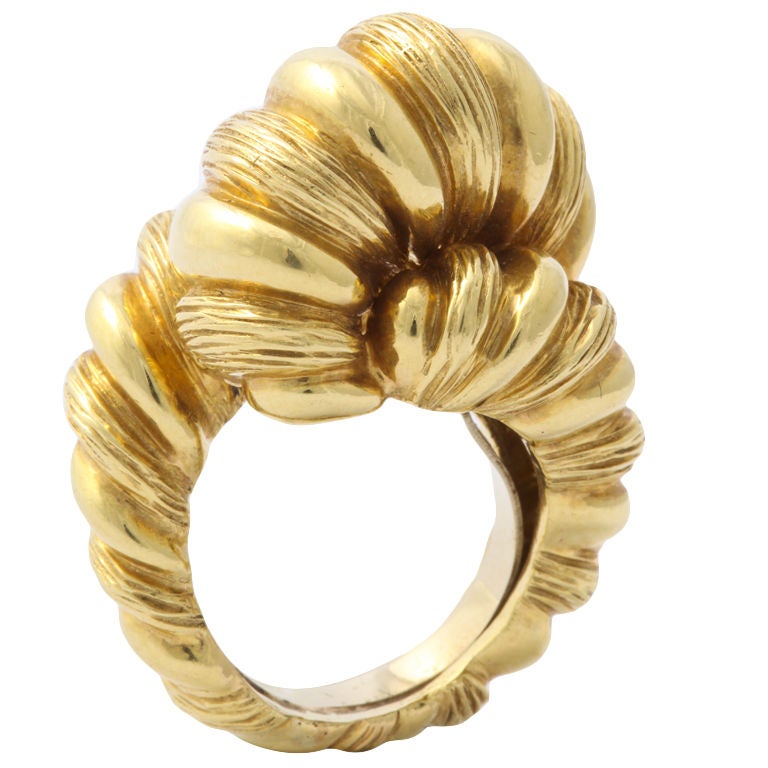 CARTIER Impressive 18KT Gold Rope Knot Ring
