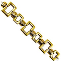 TIFFANY 18KT Gold Link Bracelet 10