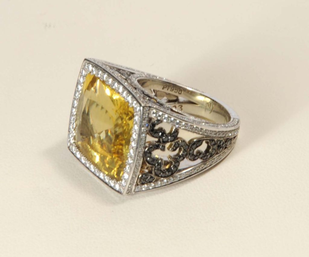 PATRICK MAUBOUSSIN Danburite ring