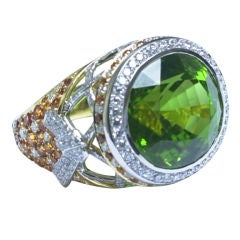 PATRICK MAUBOUSSIN Peridot Bow Ring