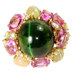 Cat
s Eye Tourmaline Ring