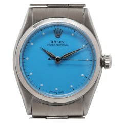 ROLEX Stainless Steel Midsize Oyster Perpetual circa 1956