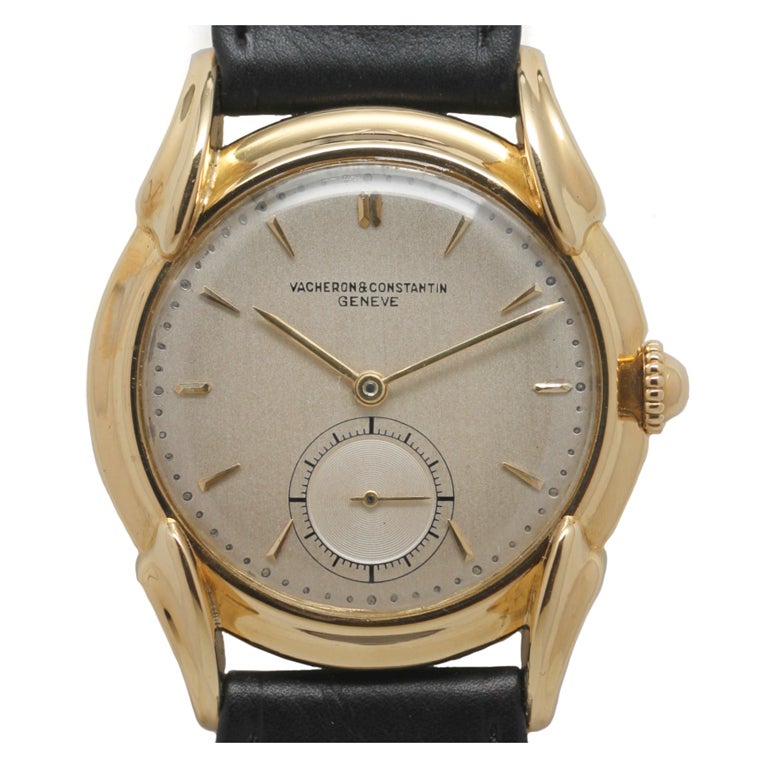 Vacheron & Constantin Yellow Gold Large Dress Wristwatch circa 1950s