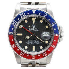 ROLEX Stainless Steel GMT-Master Ref.16750 transitional model circa 1979