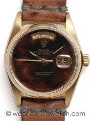 Rolex Gold Day-Date President "Burl Wood"  ref. 1803 circa 1979