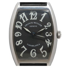 Used FRANCK MULLER Stainless Steel Casablanca Wristwatch circa 2000