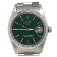 ROLEX Stainless Steel Oyster Perpetual Date Wristwatch