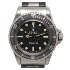 ROLEX Submariner Ref 5513 Meters First Dial c. 1967  with Papers