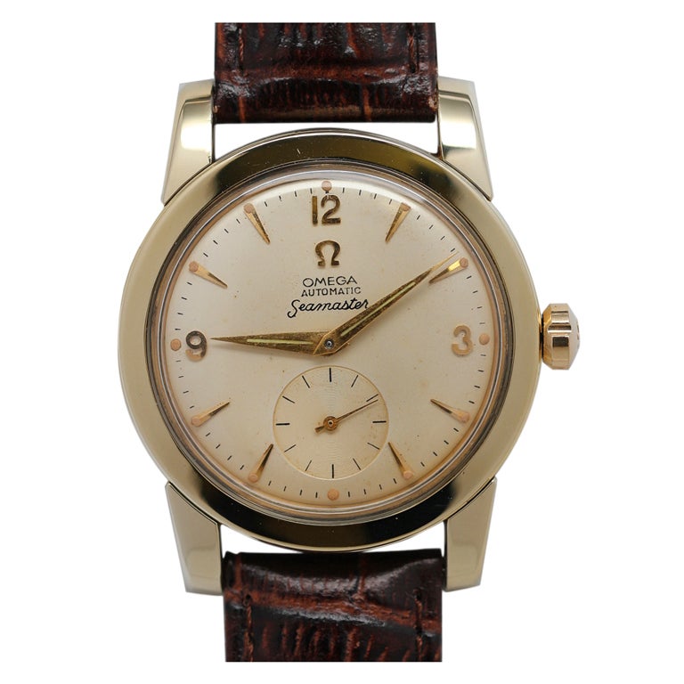 OMEGA Gold Filled Seamaster Wristwatch Ref 2766 circa 1950s
