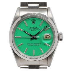 ROLEX Stainless Steel Oyster Perpetual Date Wristwatch