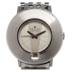 Zenith Stainless Steel Automatic Wristwatch circa 1960s