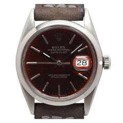 ROLEX Stainless Steel Datejust Wristwatch Ref 16030