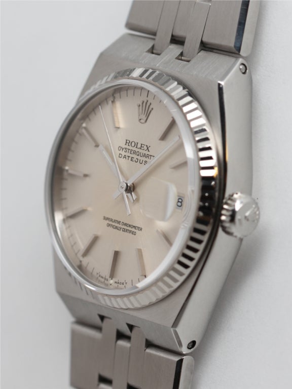 ROLEX Stainless Steel Oysterquartz Ref.17014 circa 1987