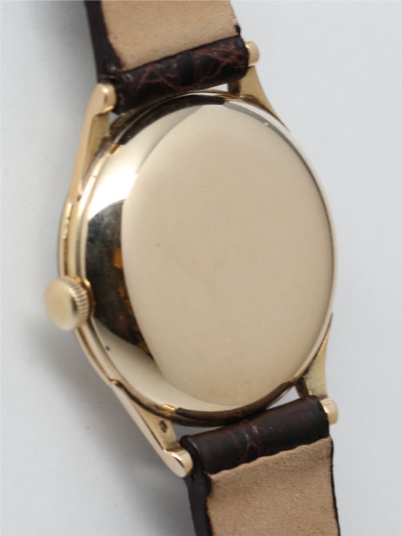 Women's or Men's LONGINES Gold Manual Wind Wristwatch circa 1947