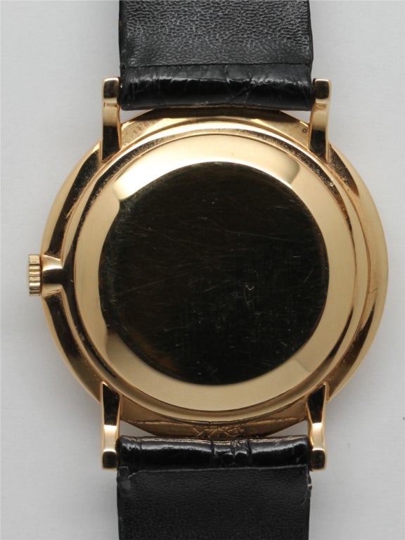 Jaeger-LeCoultre Yellow Gold Mystery Dial Wristwatch circa 1960s In Excellent Condition In West Hollywood, CA