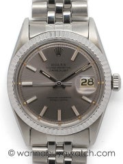 ROLEX Stainless Steel and White Gold Datejust Ref 1803