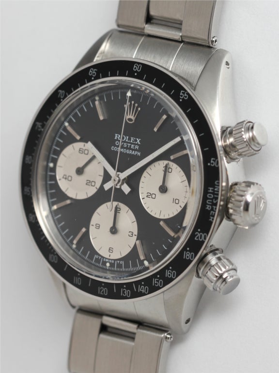 ROLEX Stainless Steel Daytona Ref 6263 circa 1972