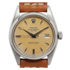 ROLEX Stainless Steel Oyster Perpetual Date Ref 1500