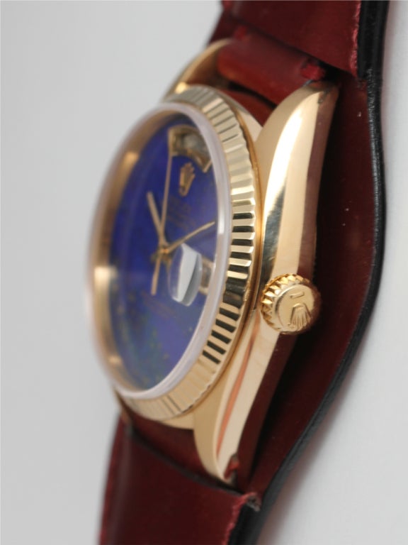 ROLEX Yellow Gold Day-Date Wristwatch Ref 18038 circa 1977