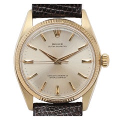 ROLEX 18K Yellow Gold Oyster Perpetual circa 1962