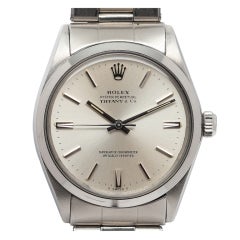 ROLEX Stainless Steel Oyster Perpetual Retailed by Tiffany with Original Documents