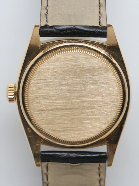 ROLEX Yellow Gold Oyster Perpetual Wristwatch Ref 6598 at 1stDibs | rolex  6598, antique gold rolex, rolex 1012